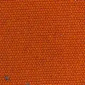 Orange woven fabric texture with a dense, regular weave and subtle silver flecks; durable upholstery material sample labeled “swan > fabric (f) > f 952”.